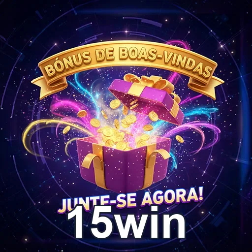 Imagem promocional do bônus 07 do 15win, site de apostas e jogos online, destacando oferta especial.